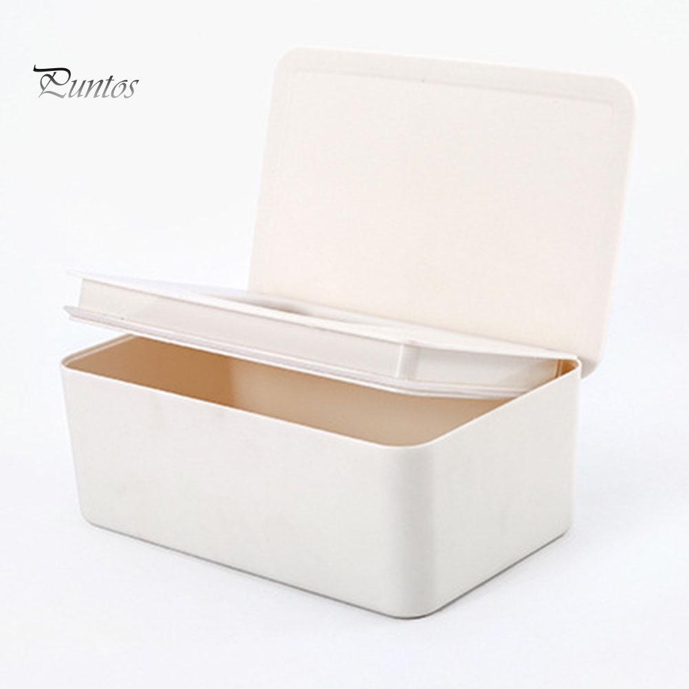 Puntos Haushalt staubdicht Nasswischen Aufbewahrungsbox Papier Tissue Aufbewahrung Organizer Fall