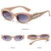 Sonnenbrille Damen Trend 2025 Klassisch Rund Retro Vintage Shades Großrahmen Sonnenbrille Marke Designer Klassische Sonnenbrille UV400