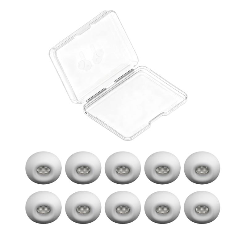 5Pair Silicone Ear Tip with Storage Box for Pro3 In-ear Headphone Eartips Tip Anti-Slip Noise Reduce