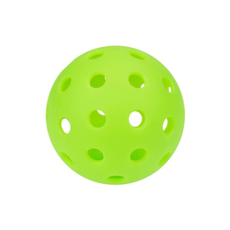 6Pcs Luminous Pickleball 74MM Durable Night Light Green Ball 40 Holes Outdoor Competition Pickleball Balls Glowing In The Dark