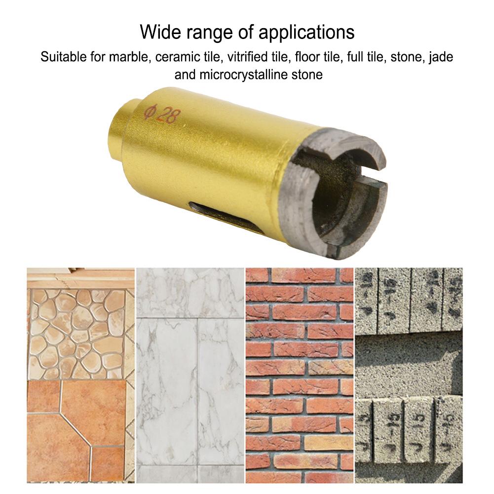 Drill Bit Marble Ceramic Tile Wall Glass Angle Grinder Hole Saw Tool 25mmCelsius28mm