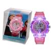 Student Children'S Watch Women'S Plastic Frozen Luminous Glowing Bracelet Niche
