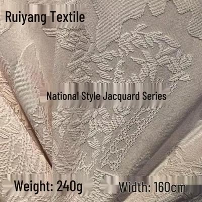 Retro Chinesischer Jacquardstoff 240g - Dreidimensionaler Nationaler Stil