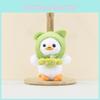 Charming Emotion Candy Duck Plush Toy With Frog Hat White And Yellow