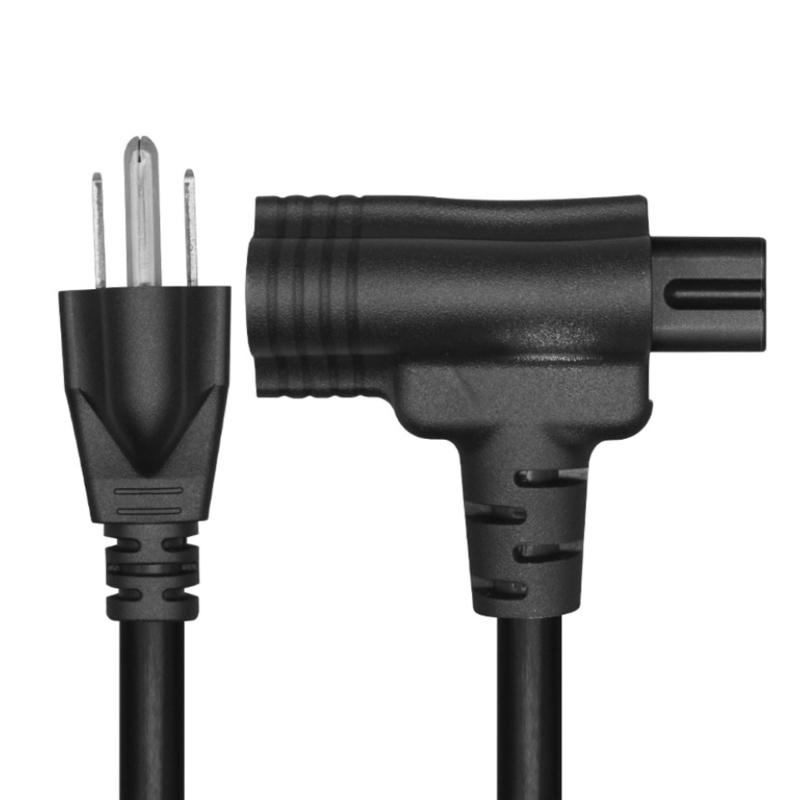 Short Y Splitter Power Cable NEMA 5 15P To 5 15R and C5 30CM/60CM Replacement Cord for Electronics