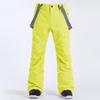 Men's Windproof Waterproof Ski Bib Pants - Thick, Warm, for Outdoor Sports