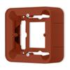 Single Rounded Surface-mounted Box Icon and Mini Terracotta Color 63PUZ-1