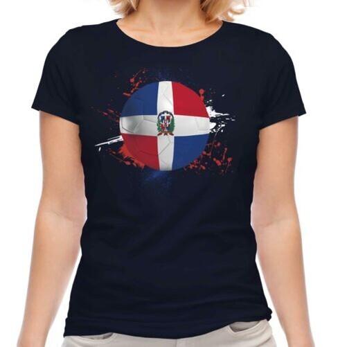 

Dominican Republic Football Women T-Shirt Gift World Cup Sport XL