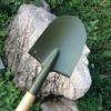 Compact Wooden Handle Multi-Purpose Engineer Shovel for Outdoors, Emergencies & Fishing