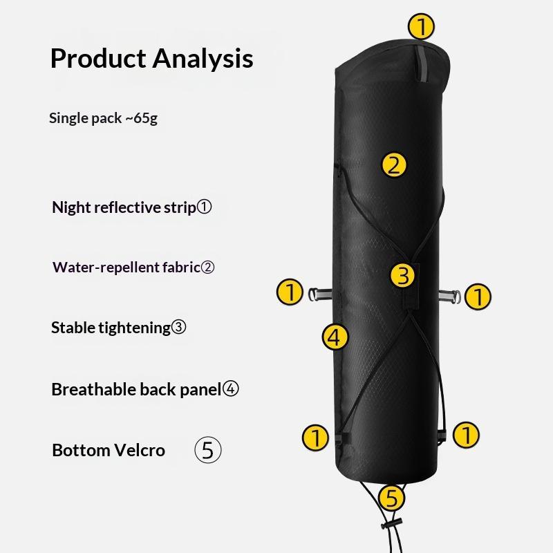 Scratch-resistant Hiking Cane Storage Bag 1PCS Lightweight Trekking Pole Pouch for Outdoor Hiking Off-road Backpack Equipment