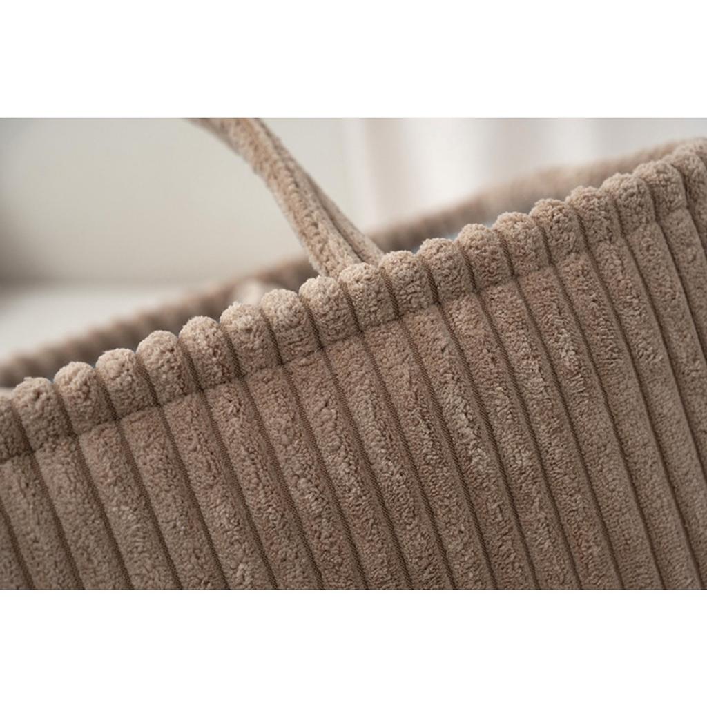 Storage Basket, Hand Woven Miscellaneous Basket, Portable for Household Clothing and Toys, Organizing and Storing Basket