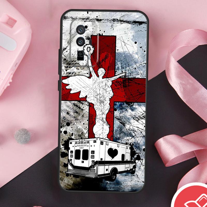 EMT EMS Medical Rescue Case For Xiaomi 13T 11T 12T Pro 12 Lite 13 14 Ultra POCO F6 F5 M6 X3 X5 X6 Pro F3 M5s Cover