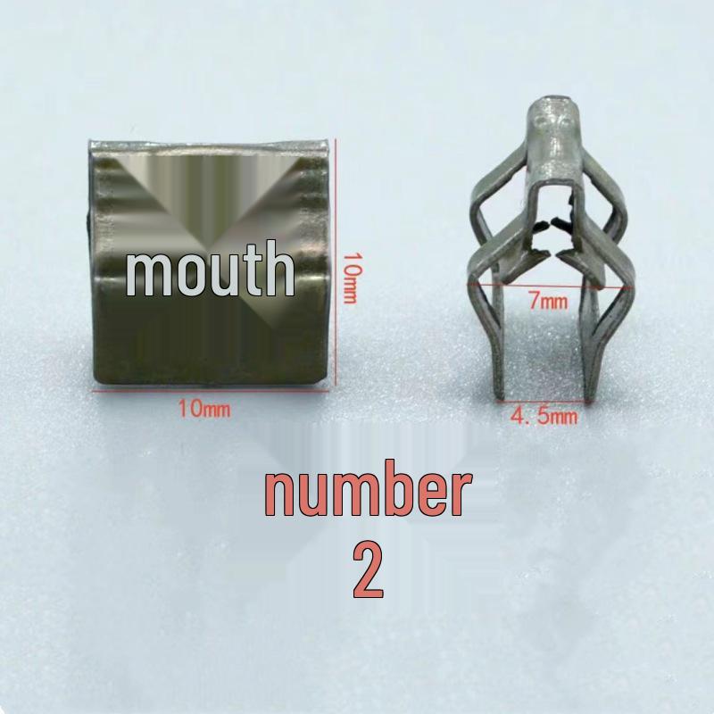 Galvanized Metal Snap Fastener: V-Shaped and U-Shaped Steel and Stainless Steel Clips