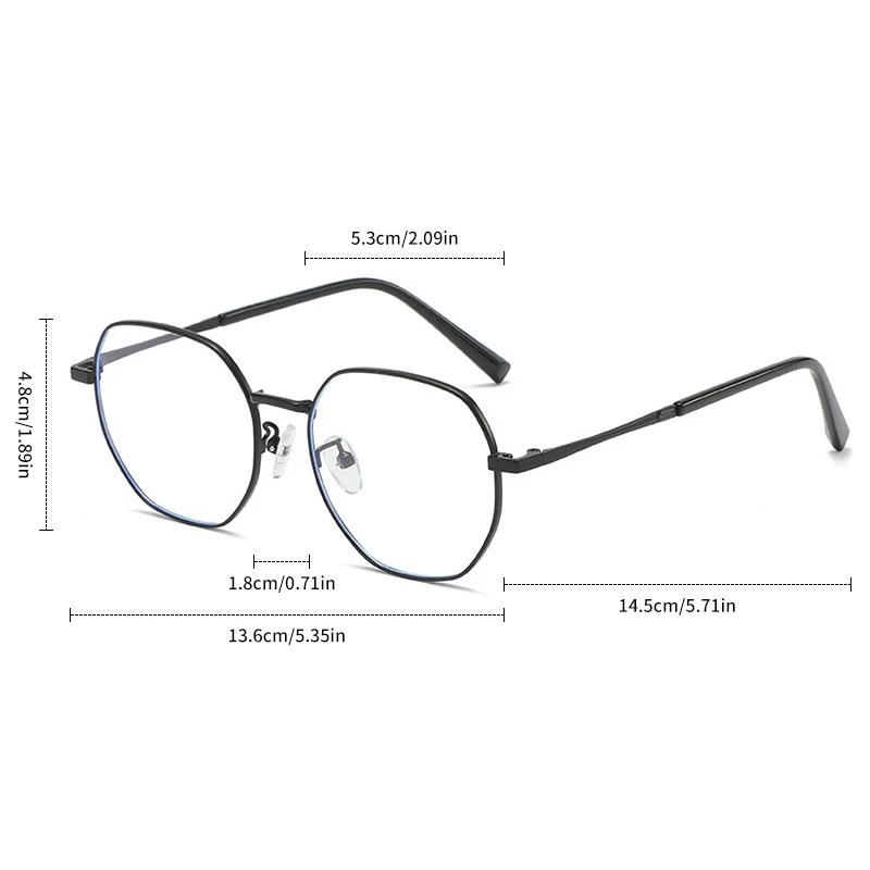 0~ -500 Photochromic Myopia Glasses Anti Blue Light Minimalist Style UV Protection Finished Product