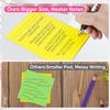 (12 Pack) Lined Sticky Notes 4x6 Inch, 12 Bright Colors - Sticky Note with Lines, Strong Adhesive & No Residue - Large Sticky Notes Thick Paper, for