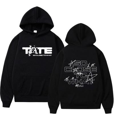 Tate McRae So Close To What Album Hoodies Men Women Clothing Long Sleeve Hooded Sweatshirts Fleece Vintage Oversized Pullovers