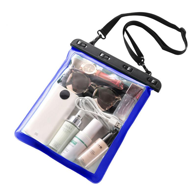 Outdoor Large Capacity Underwater Waterproof Bag Pouch Case for IPad  Air IPhone Phone Tablet Swimming Travel Dry Storage Cover