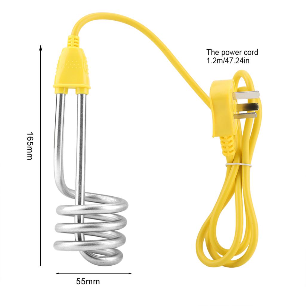 Portable Electric Immersion Heater Boiler Spiral Tube Water Heating