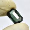 Sapphire 10.35 Ct Natural Rare Emerald Cut Deep Green CERTIFIED Loose Gemstone SU-150