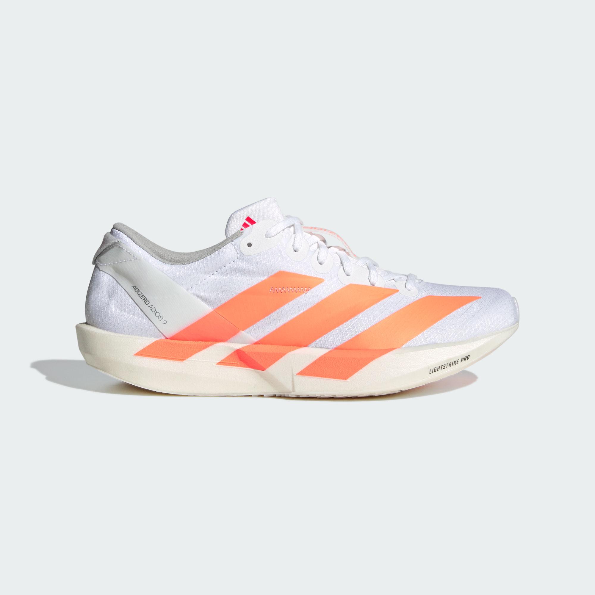 Adidas Adizero Adios 9 Fabric Marathon Racing Running Shoes Women s Wh 38.5
