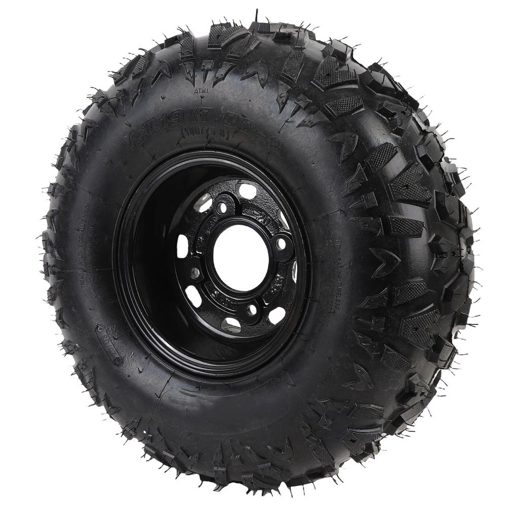 19x78 Framhjulsdäck med Fälg Gummi 6PR Lags Förbättrad Dragkraft för ATV UTV Go-kart Golfbil
