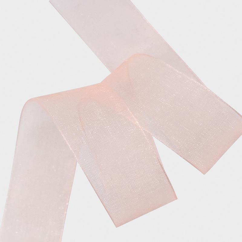 Transparent Snow Yarn Ribbon for Christmas Decorations and Floral Packaging – Cross-Border Hot-Selling Chiffon Yarn Ribbon.