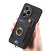 For Honor 400 Pro 5G (Global) Retro PU Leather Back Cover with RFID Blocking Card Holder