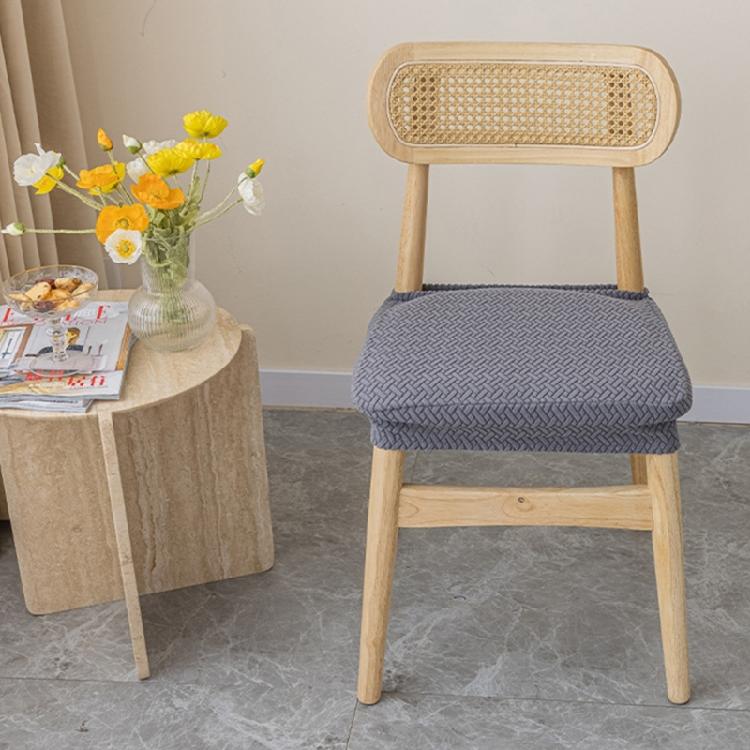 Elastic Seat Cover for Dining Chair Slipcover Chair Protector Without Backrest
