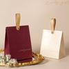 10pcs Kraft Paper Party Favor Bag Leather Handle Wedding Candy Bag Wedding Gift Box  Party Supplies