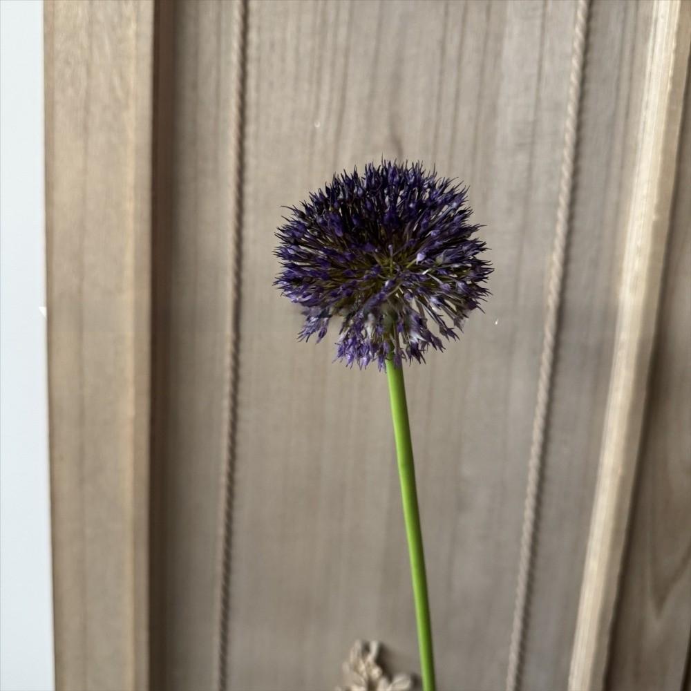 Scallion Balls Artificial Onion Ball Flowers Single Dandelion Branch Flower  Living Room Ornaments