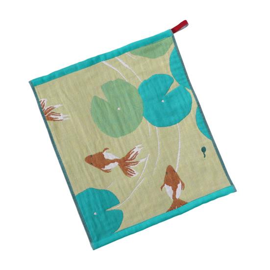 Havlu Yeniden Kullanılabilir Pamuklu Mutfak Havluları Yüksek Emici Gazlı Bez Yumuşak Dayanıklı Çift Dikişli Kenarlar El Boyaması