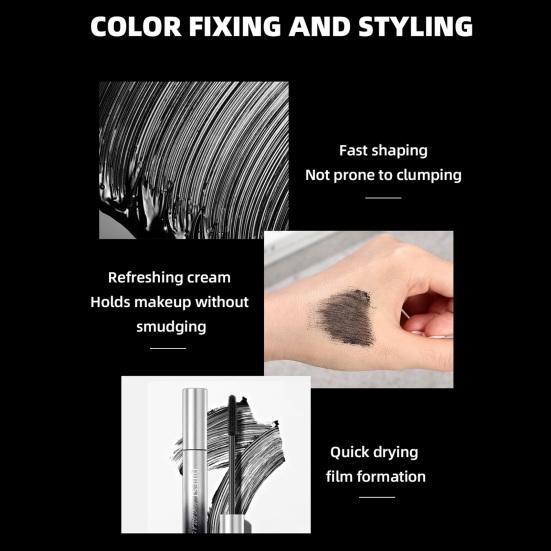 12G Waterproof Mascara Long Lasting Thick Curled Eyelashes No Smudging Styling Design Mascara for Big Eyes