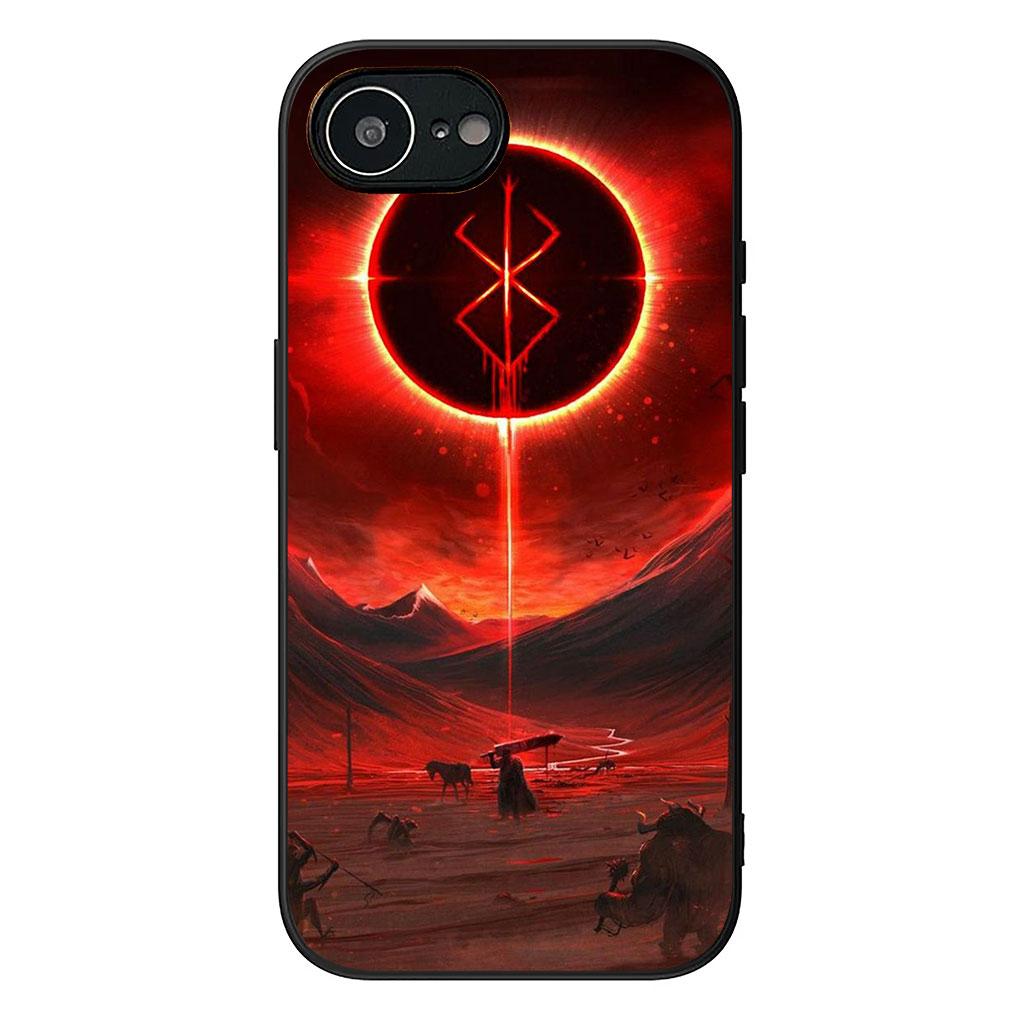 Soft Cover for Samsung Galaxy S25 S24 S23 FE Plus Ultra S7 Edge A16 A15 5G S25+ Coque Phone Case Berserks Guts Cartoon