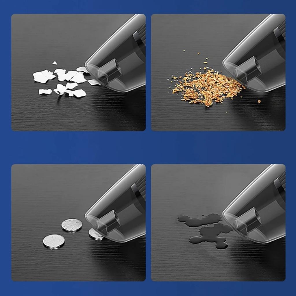 Handheld Car Vacuum Cleaner 120W High Power 36000 RPM USB Rechargeable Wet And Dry Cordless Vacuum Cleaner for Car Home Cleaning