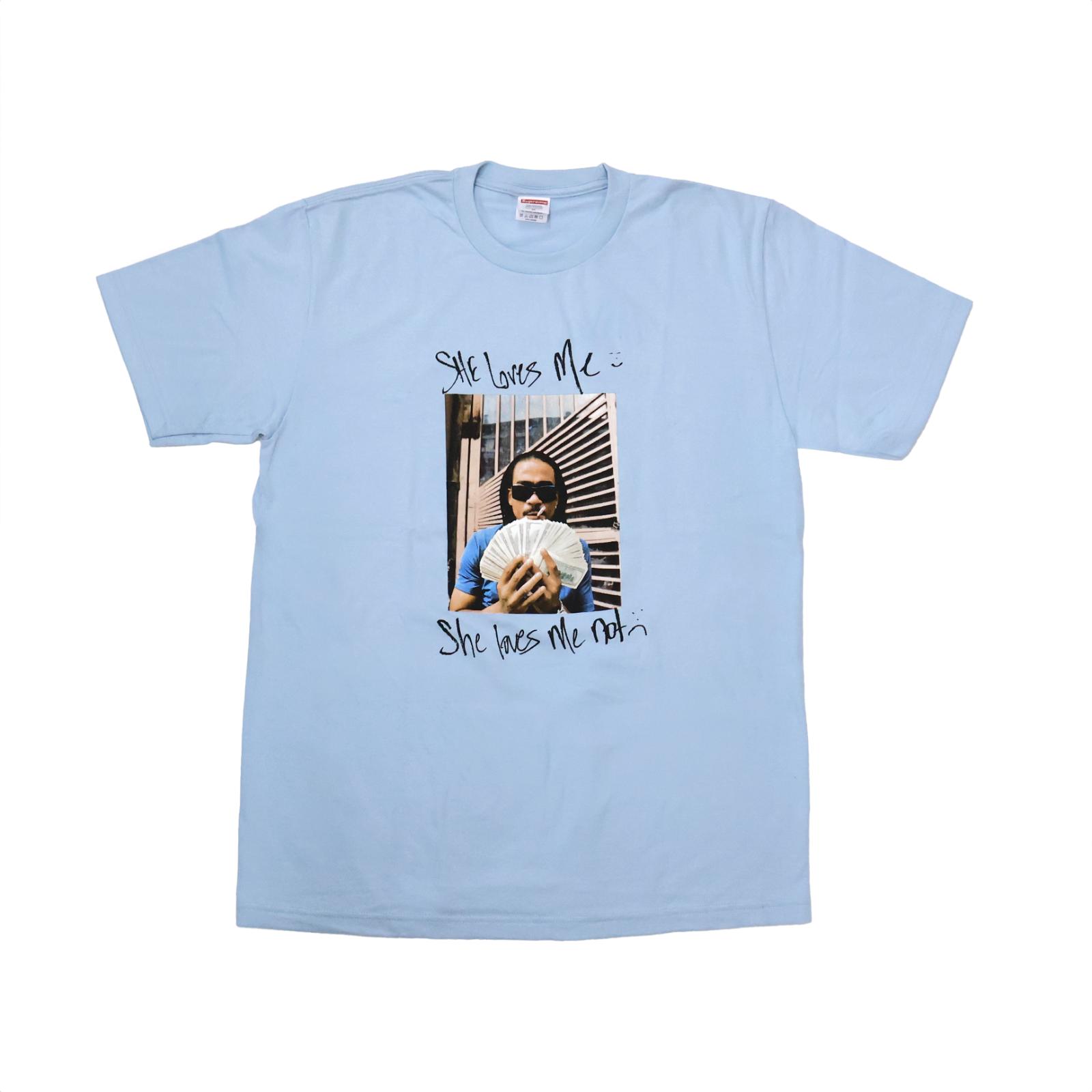 Supreme Max B Tee Powder Blue XL