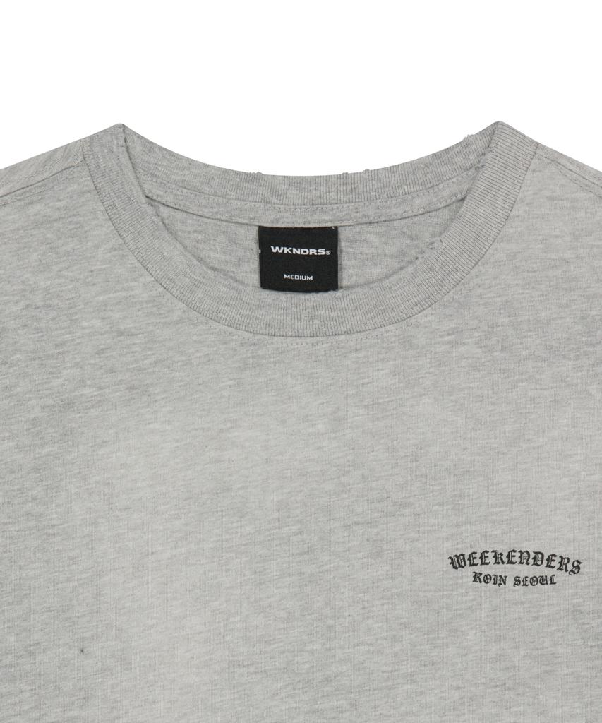 WKNDRS [Koin Seoul] Death Rider Ls T-Shirt (M.Grey)