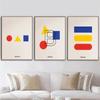 Bauhaus Exhibition Unique Geometric Posters Minimalist Art Canvas Prints Abstract Paintings Living Room Murals Home Decoration