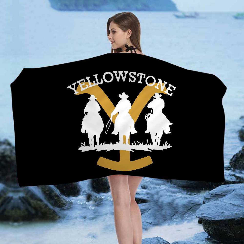 Beliebtes Y-Yellowstone D-Dutton R-Ranch Strandtuch Bunte Badetücher Für Mädchen Mikrofaser Schnelltrocknend Sandfreier Strand