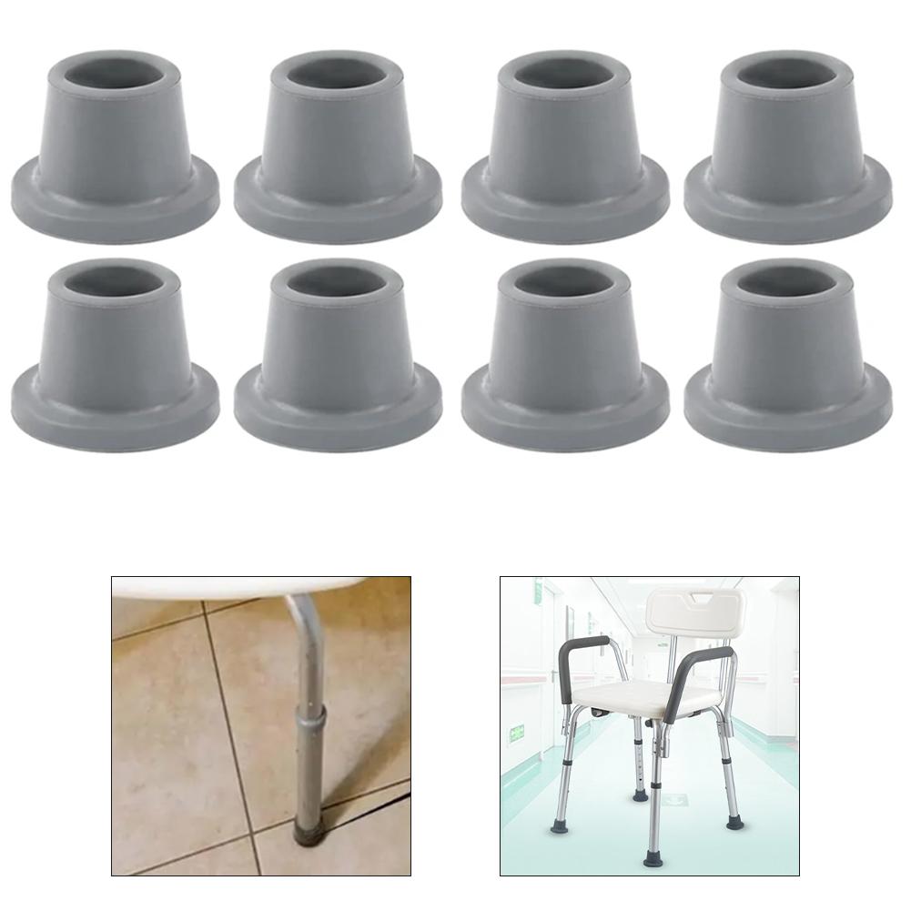 For Shower Chair Foot Pads Set of 8 for Improved Stability and Safety