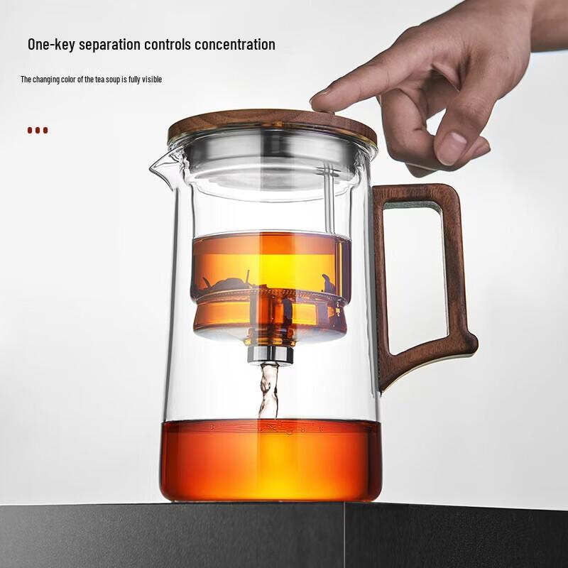 YIHUTEA Tea Separation Glass Teapot Set
