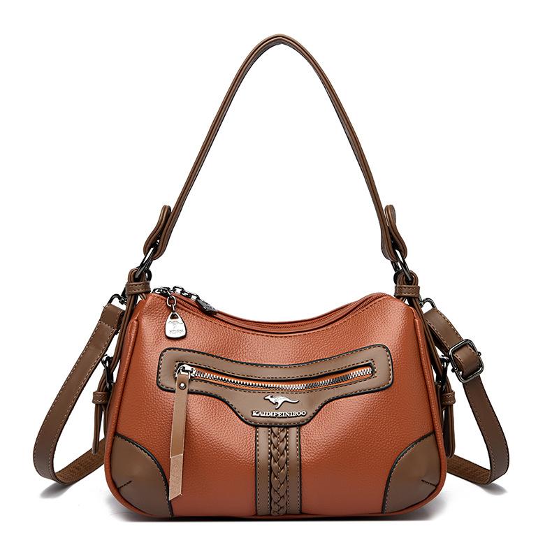 Underarm Trendy Bag, Large-capacity Color-blocking Crossbody Bag, Fashionable and Trendy Single-shoulder Women's Bag