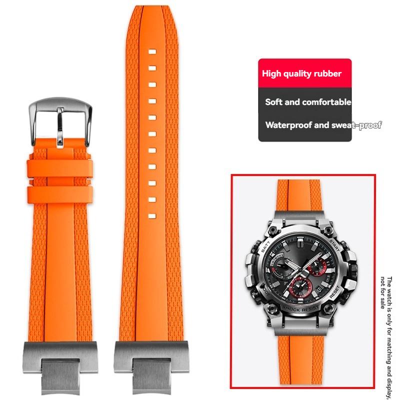 for Casio G-SHOCK series 5672 MTG-B3000 modified trendy quick release fluororubber watch strap accessories