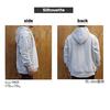 Shaka Wear Schwergewicht Dick Shaka Wear Uni Pullover Street Fashion Grauer Hoodie, Farbe, 12oz, Herren Sweatshirt, Übergroß, Oberteil, [Gebraucht]