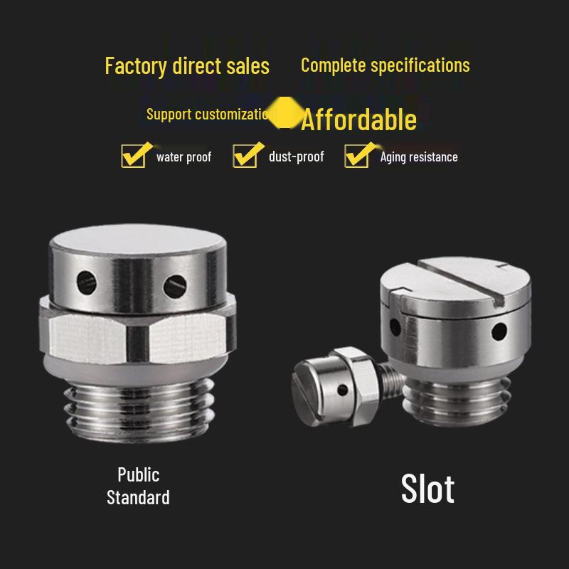 Stainless Steel Waterproof Automatic M12 Car Light Pressure Relief Exhaust Valve