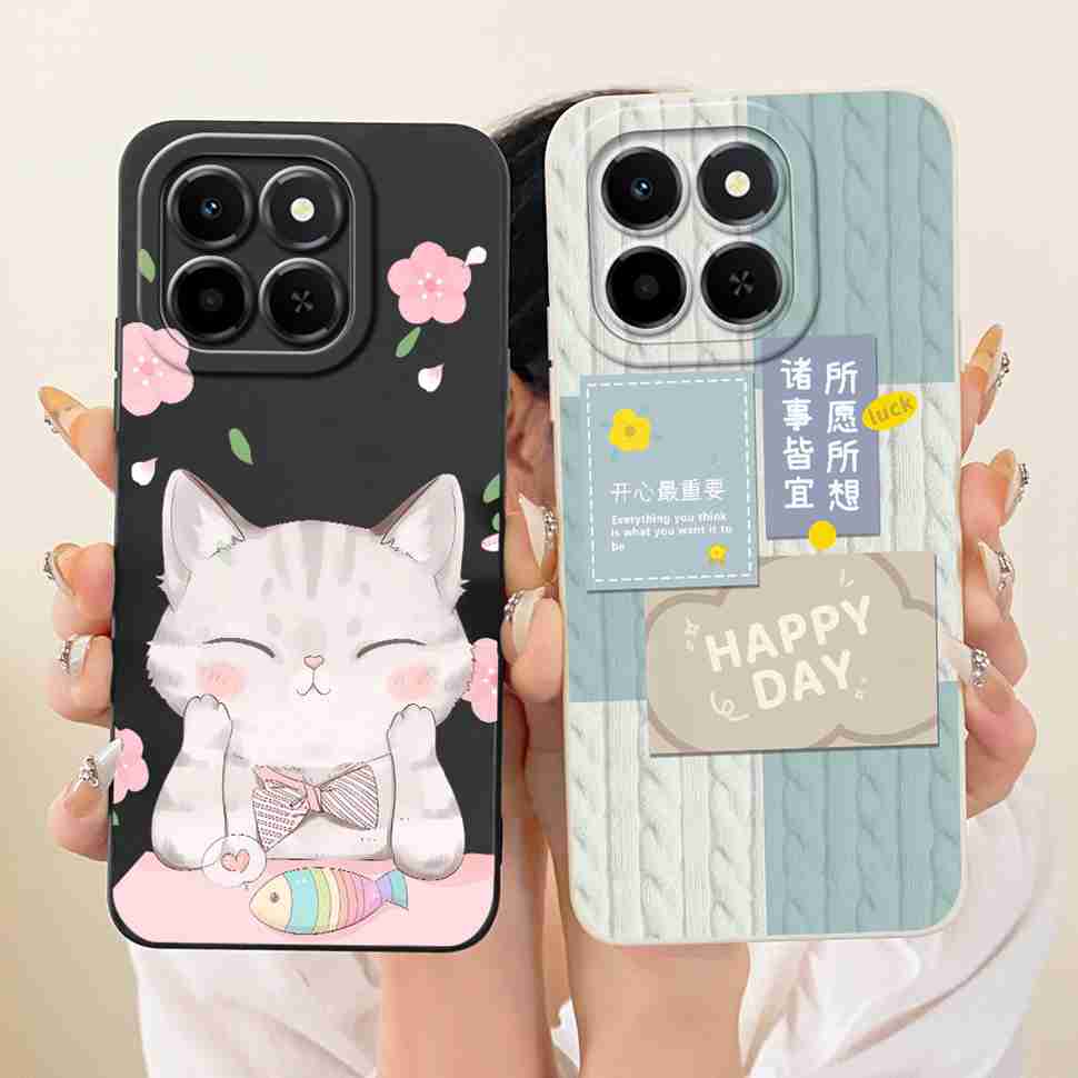 For Honor X6c Case Beautiful Sunflower Shockproof Protection Phone Case For Honor X 6c X 6b X6b X 6a X6a 4G Soft Silicon Cover