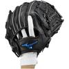 Mizuno Defensive Left Size Baseball/Softball Gloves, Hand, 1EJED330, M, White/Black/Gold