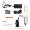Machine Électrique pour Dreadlocks avec Kit d'Outils en Acier Inoxydable pour Tresser les Extensions de Cheveux Portable
