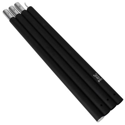 Poste textil DOD Hyperm de 260 cm de grosor, de aluminio, para lonas de algodón grandes [35 mm de grosor] XP8-632-BK