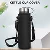 610-1500 ML Water Bottle Cover Bag Pouch Strap Neoprene Water Pouch Holder Shoulder Strap Black Bottle Carrier Insulated Bag