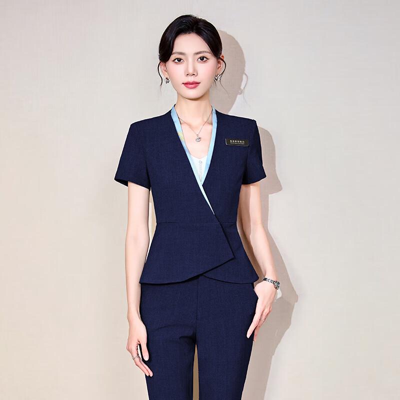 Telooman Women s Summer Professional 3-Piece Suit 2XL